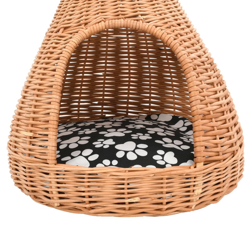 Cesta Per Gatti Con Cuscino 40X60Cm Teepee Salice
