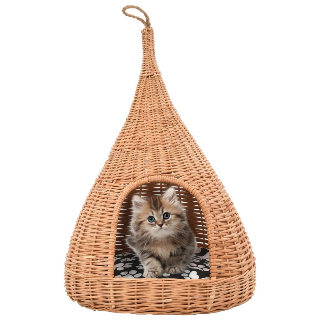 Cesta Per Gatti Con Cuscino 40X60Cm Teepee Salice