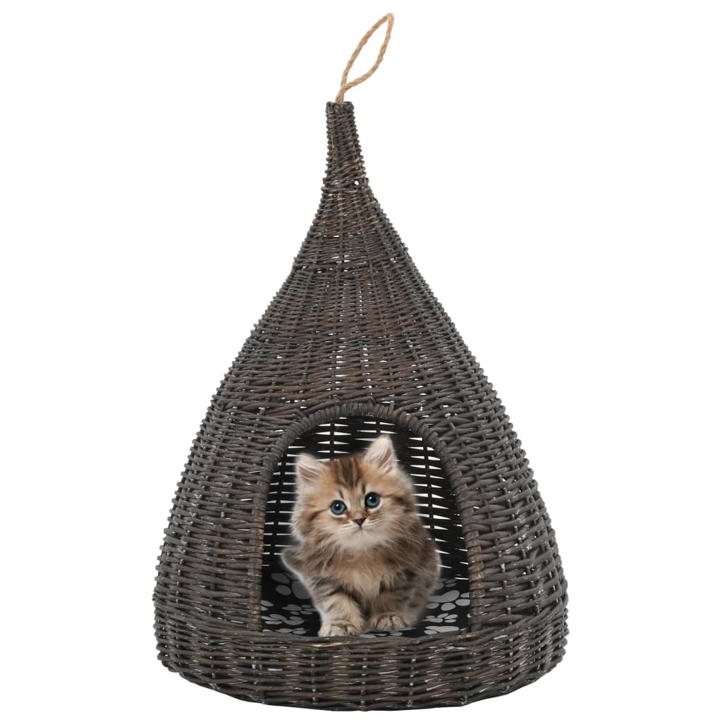 Cesta Per Gatti Con Cuscino 40X60Cm Teepee Salice