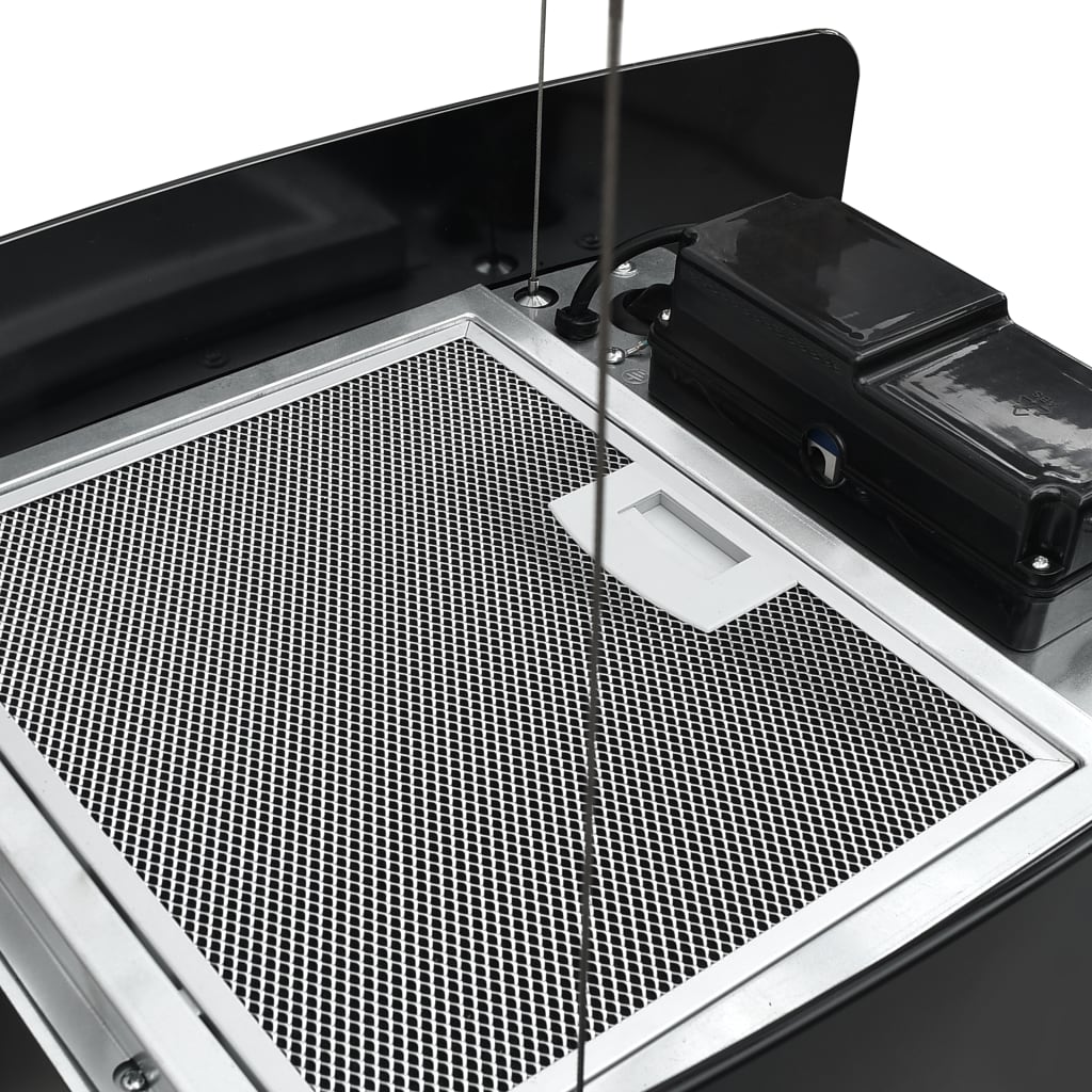 Cappa Da Cucina Ad Isola Sospesa Lcd Sensore In Vetro Temperato