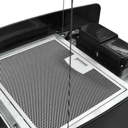 Cappa Da Cucina Ad Isola Sospesa Lcd Sensore In Vetro Temperato