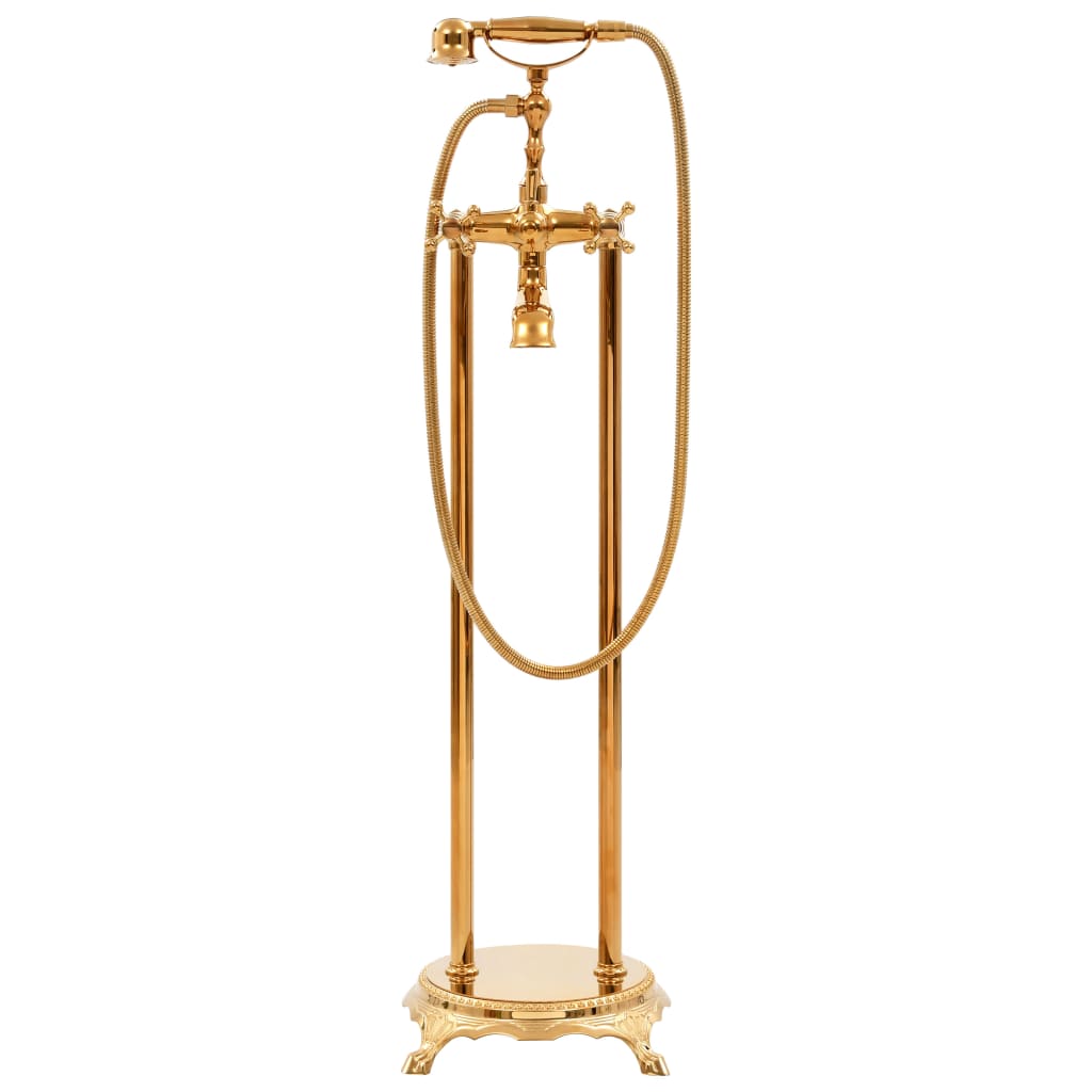 Rubinetteria A Colonna Per Vasca Bagno Acciaio Inox 99,5Cm