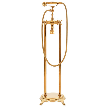 Rubinetteria A Colonna Per Vasca Bagno Acciaio Inox 99,5Cm