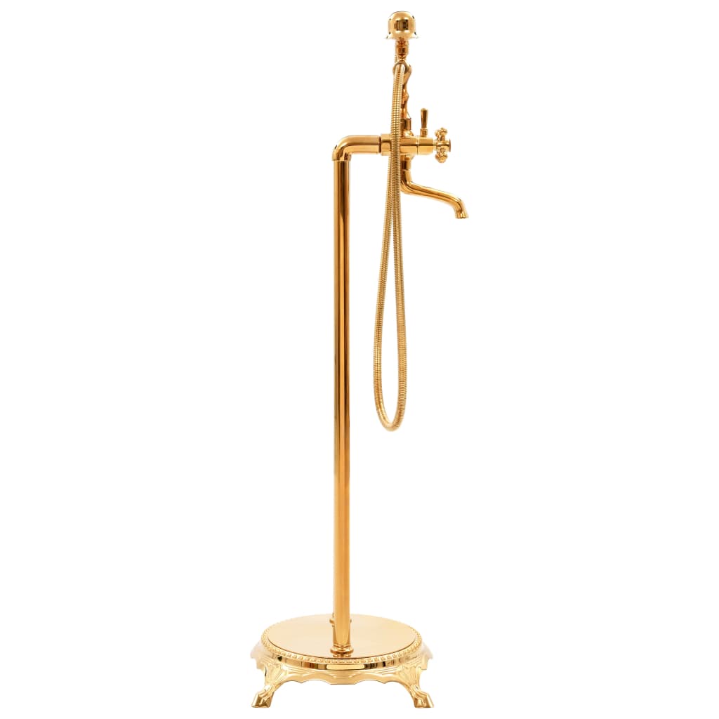 Rubinetteria A Colonna Per Vasca Bagno Acciaio Inox 99,5Cm