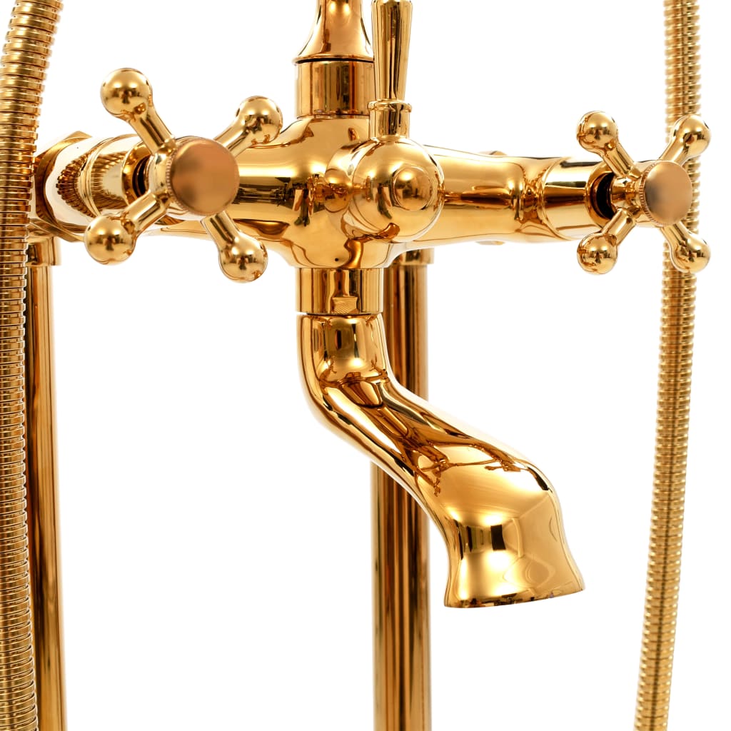 Rubinetteria A Colonna Per Vasca Bagno Acciaio Inox 99,5Cm