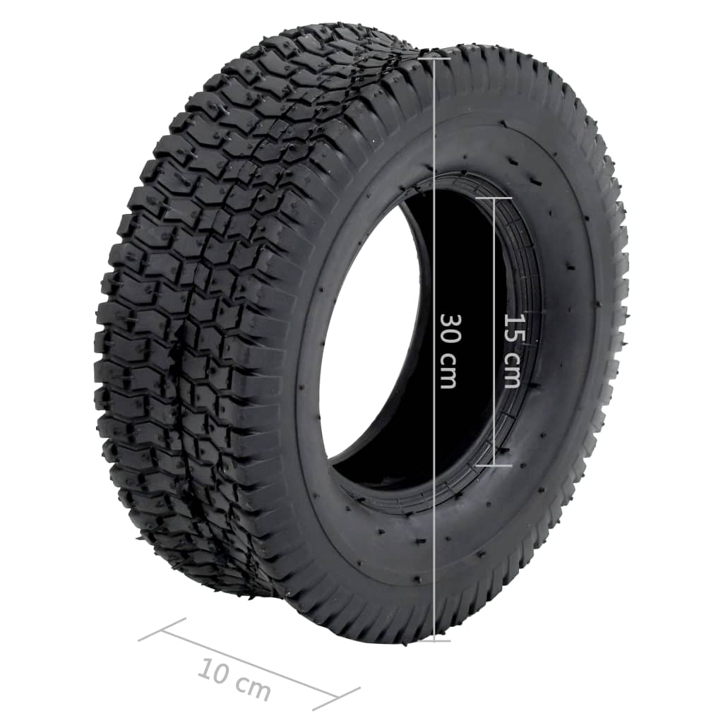 Ruote Per Carriola 2 Pz 13X5.00-6 4Pr Gomma