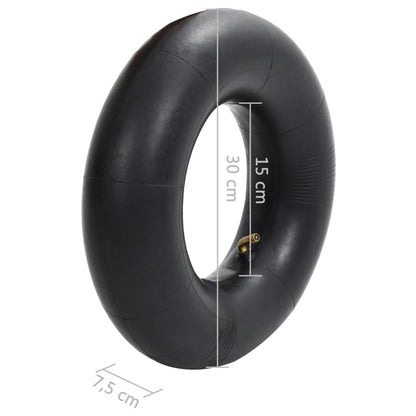 Camere D'aria Per Carriola 2 Pz 13X5,00-6 Gomma