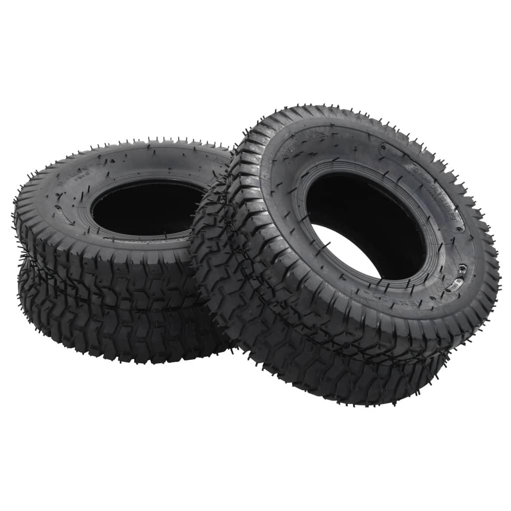 Ruote Per Carriola 2 Pz 15X6.00-6 4Pr Gomma