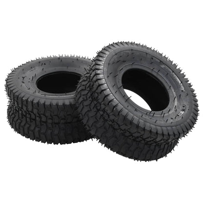 Ruote Per Carriola 2 Pz 15X6.00-6 4Pr Gomma