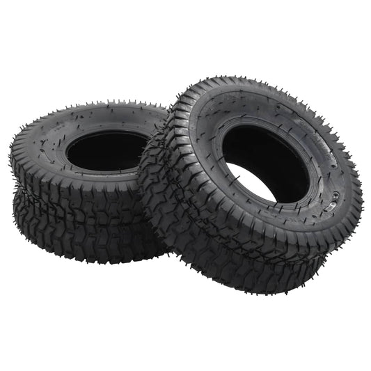 Ruote Per Carriola 2 Pz 15X6.00-6 4Pr Gomma