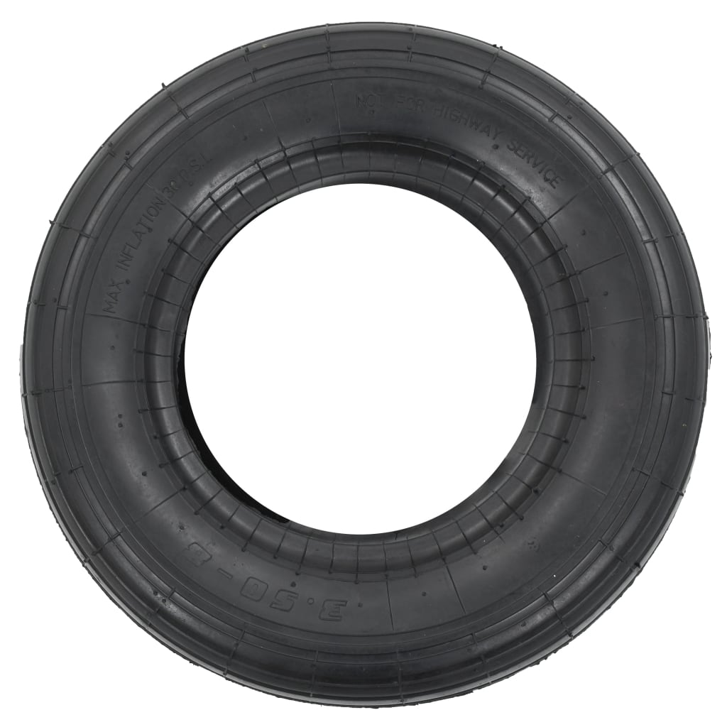 Ruota Per Carriola 3,50-8 4Pr Gomma