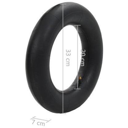 Camere D'aria Carriola 2Pz 3.50-8/16X4/4.00-8/400X100 Gomma