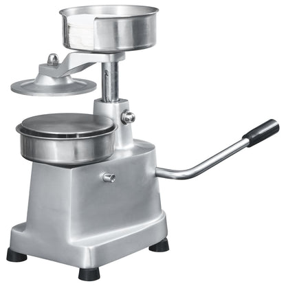 Pressa Per Hamburger Con 500 Fogli Carta Cerata Alluminio 13 Cm