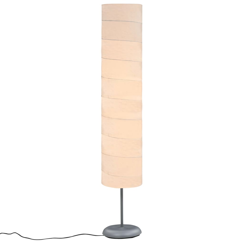 Lampada Da Pavimento Con Supporto 121Cm Bianca E27