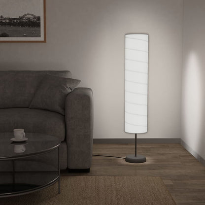 Lampada Da Pavimento Con Supporto 121Cm Bianca E27