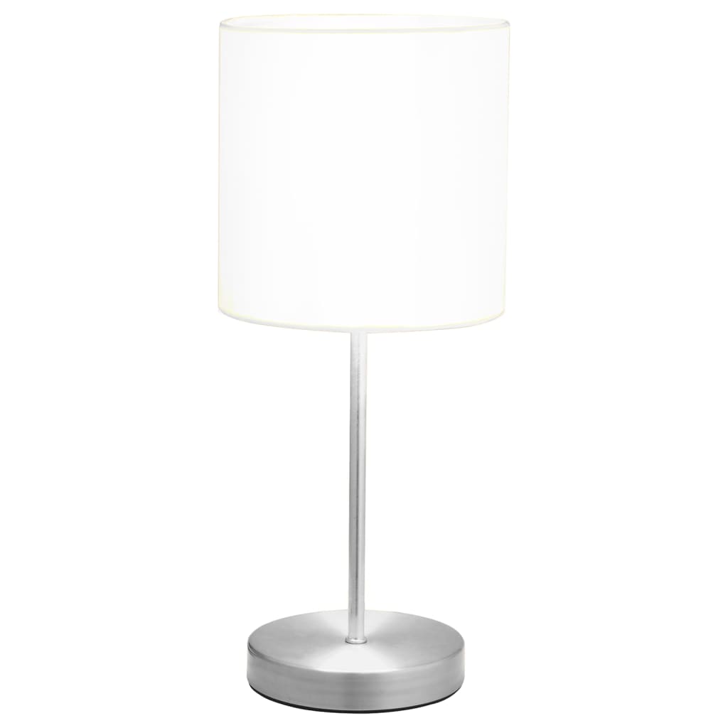 Lampade Da Tavolo 2 Pz Pulsanti Touch Bianche E14