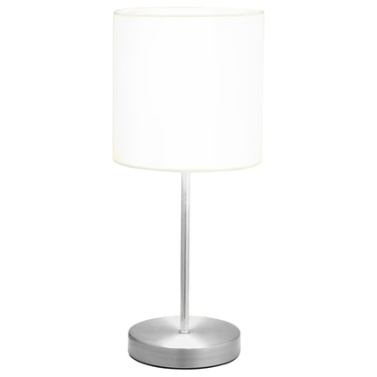 Lampade Da Tavolo 2 Pz Pulsanti Touch Bianche E14