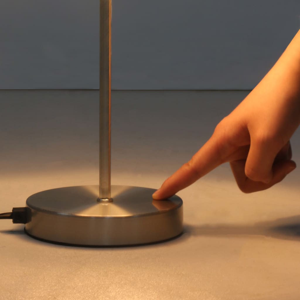 Lampade Da Tavolo 2 Pz Pulsanti Touch Bianche E14