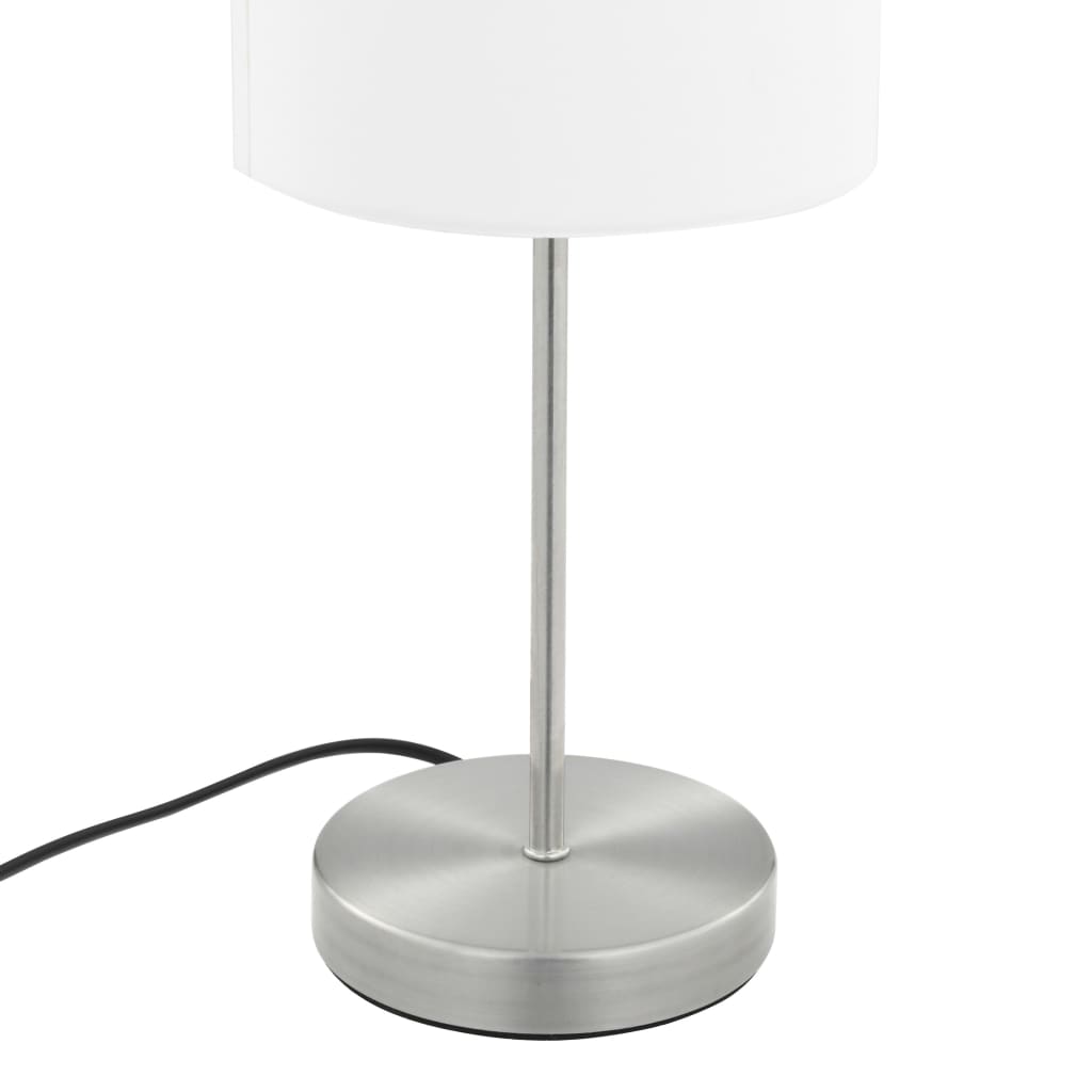 Lampade Da Tavolo 2 Pz Pulsanti Touch Bianche E14