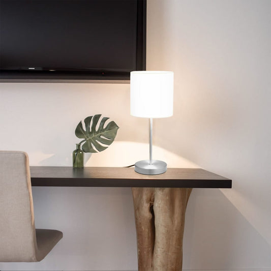 Lampade Da Tavolo 2 Pz Pulsanti Touch Bianche E14