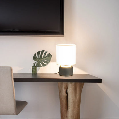 Lampade Da Tavolo 2 Pz Pulsanti Touch Bianche E14