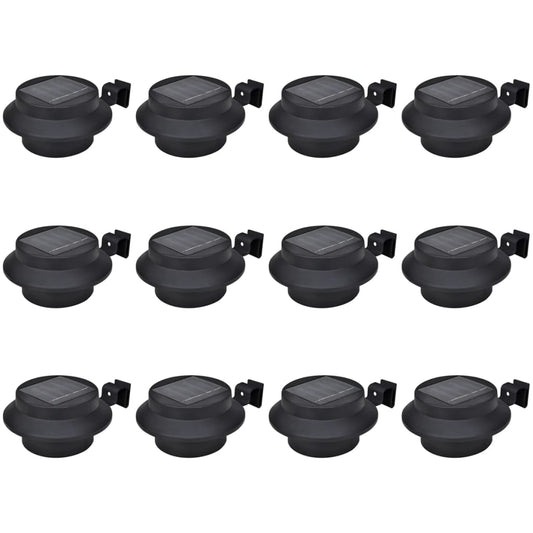 Lampade Solari Da Esterno Per Recinzioni 12 Pz Led