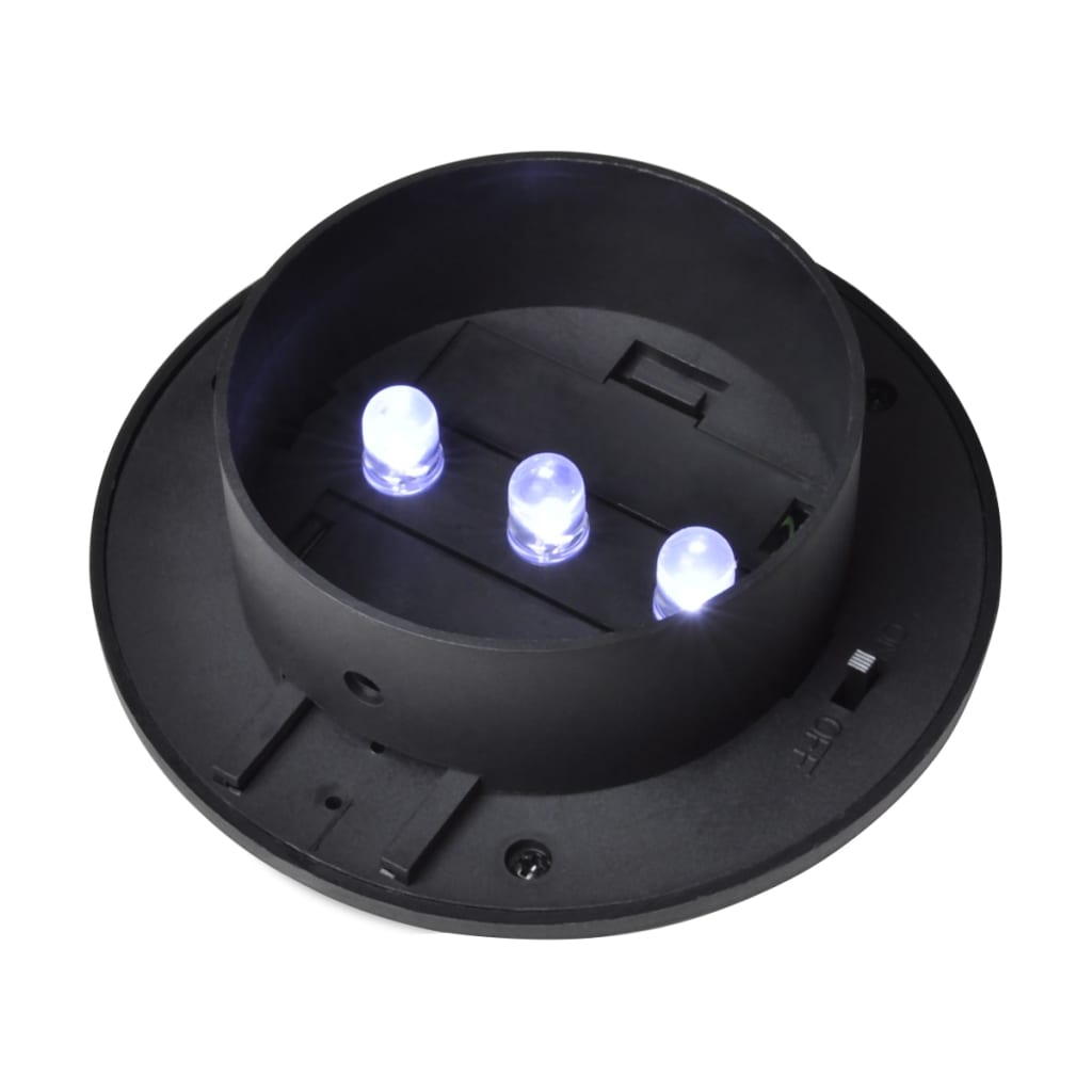 Lampade Solari Da Esterno Per Recinzioni 12 Pz Led