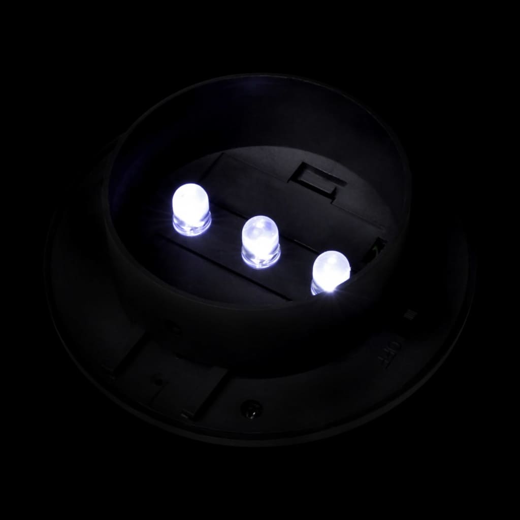 Lampade Solari Da Esterno Per Recinzioni 12 Pz Led