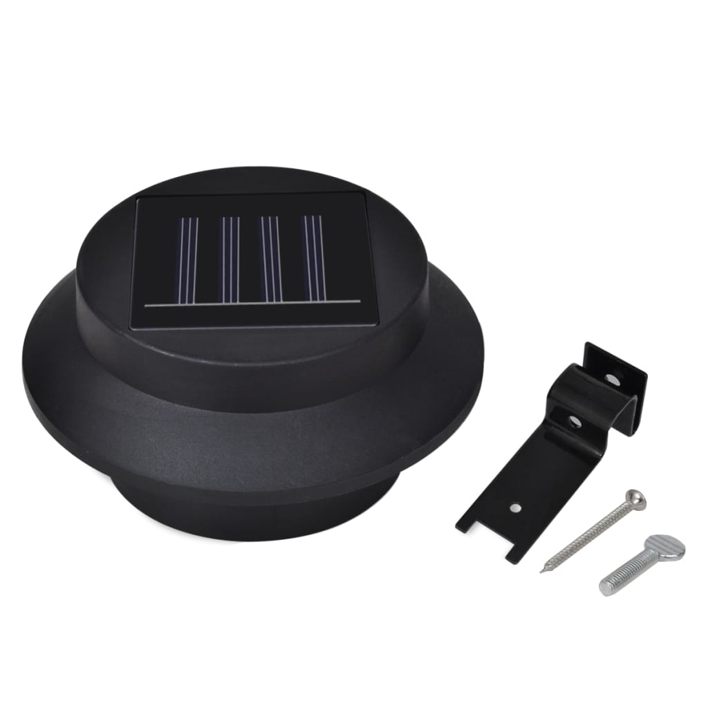 Lampade Solari Da Esterno Per Recinzioni 12 Pz Led