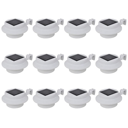 Lampade Solari Da Esterno Per Recinzioni 12 Pz Led