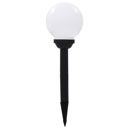 Lampade Solari Da Esterno 8 Pz Led Sferiche 15 Cm Rgb
