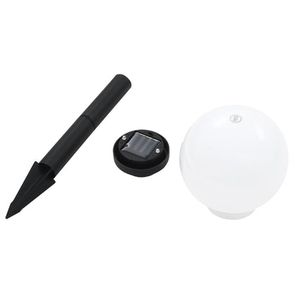 Lampade Solari Da Esterno 8 Pz Led Sferiche 15 Cm Rgb