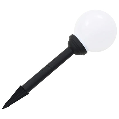 Lampade Solari Da Esterno 8 Pz Led Sferiche 15 Cm Rgb