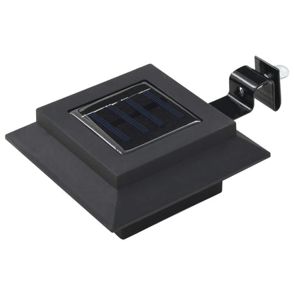 Lampade Solari Da Esterno 12 Pz Led Quadrate 12 Cm Nere