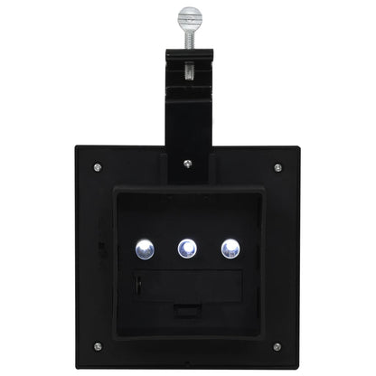 Lampade Solari Da Esterno 12 Pz Led Quadrate 12 Cm Nere