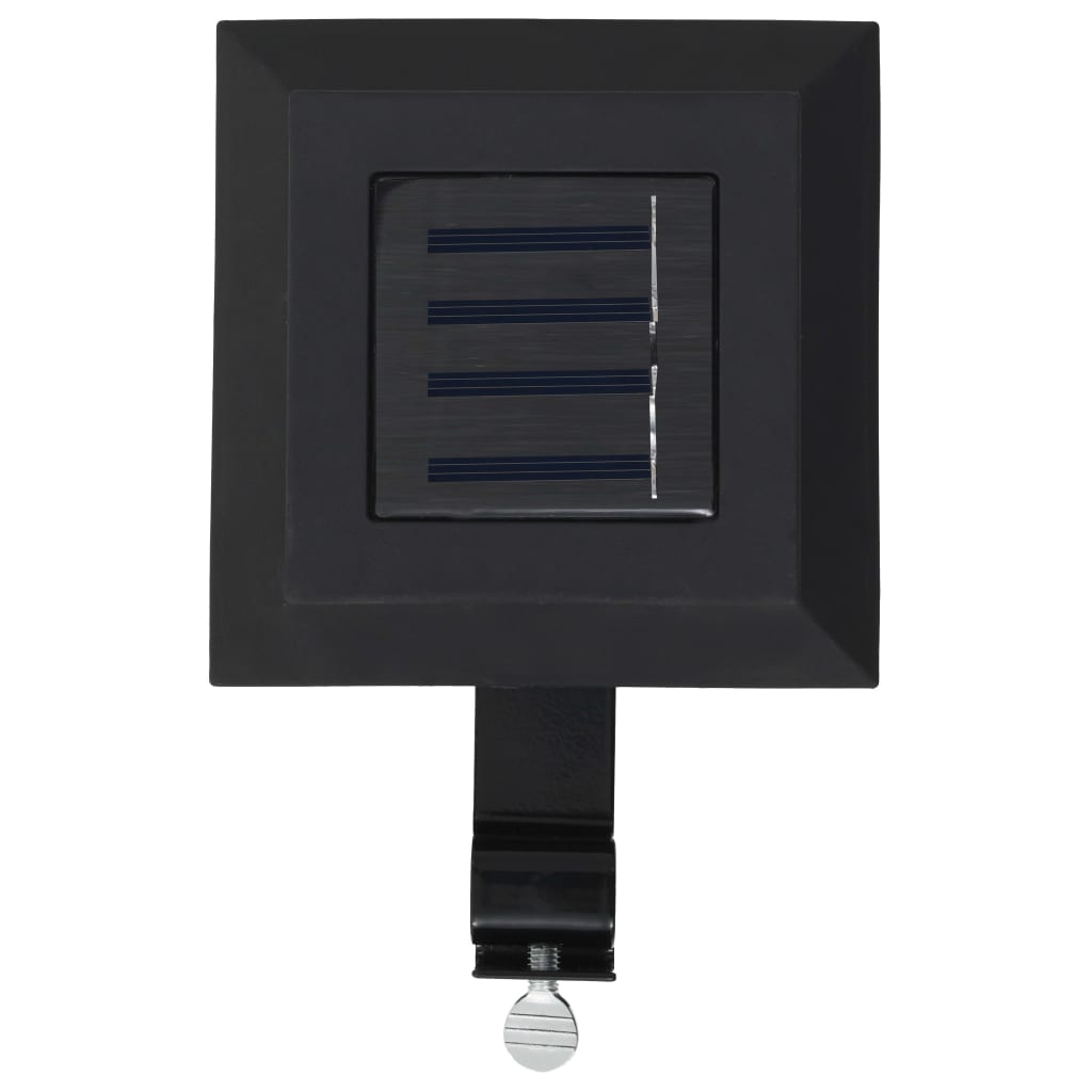 Lampade Solari Da Esterno 12 Pz Led Quadrate 12 Cm Nere