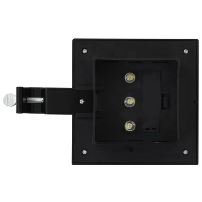 Lampade Solari Da Esterno 12 Pz Led Quadrate 12 Cm Nere