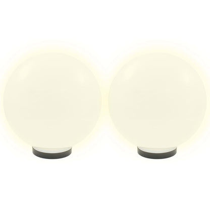 Set Lampade A Led Sferiche 4 Pz In Pmma