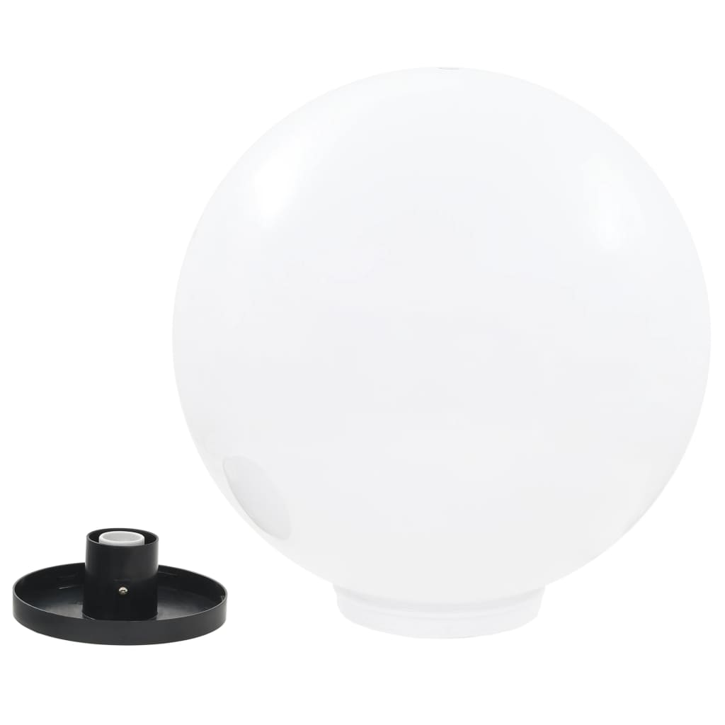 Set Lampade A Led Sferiche 2 Pz 50 Cm In Pmma