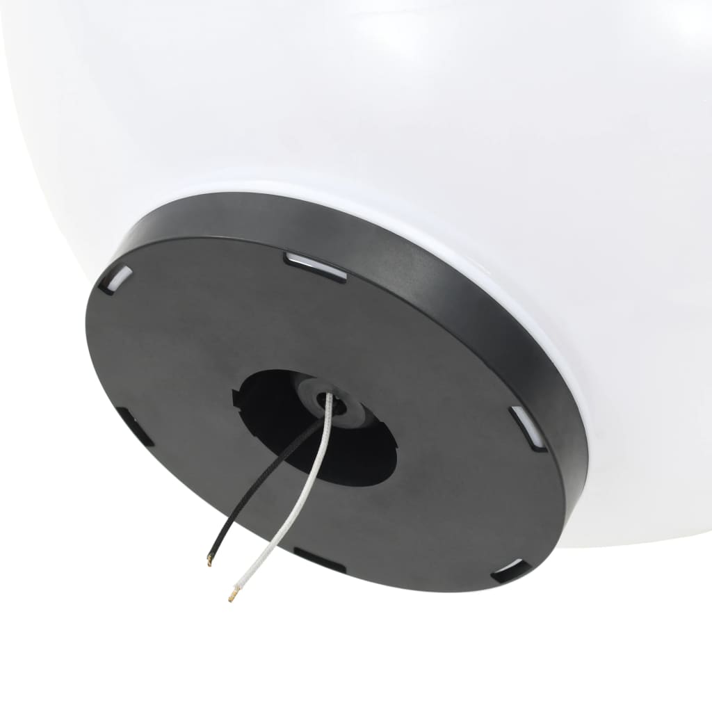 Set Lampade A Led Sferiche 2 Pz 50 Cm In Pmma