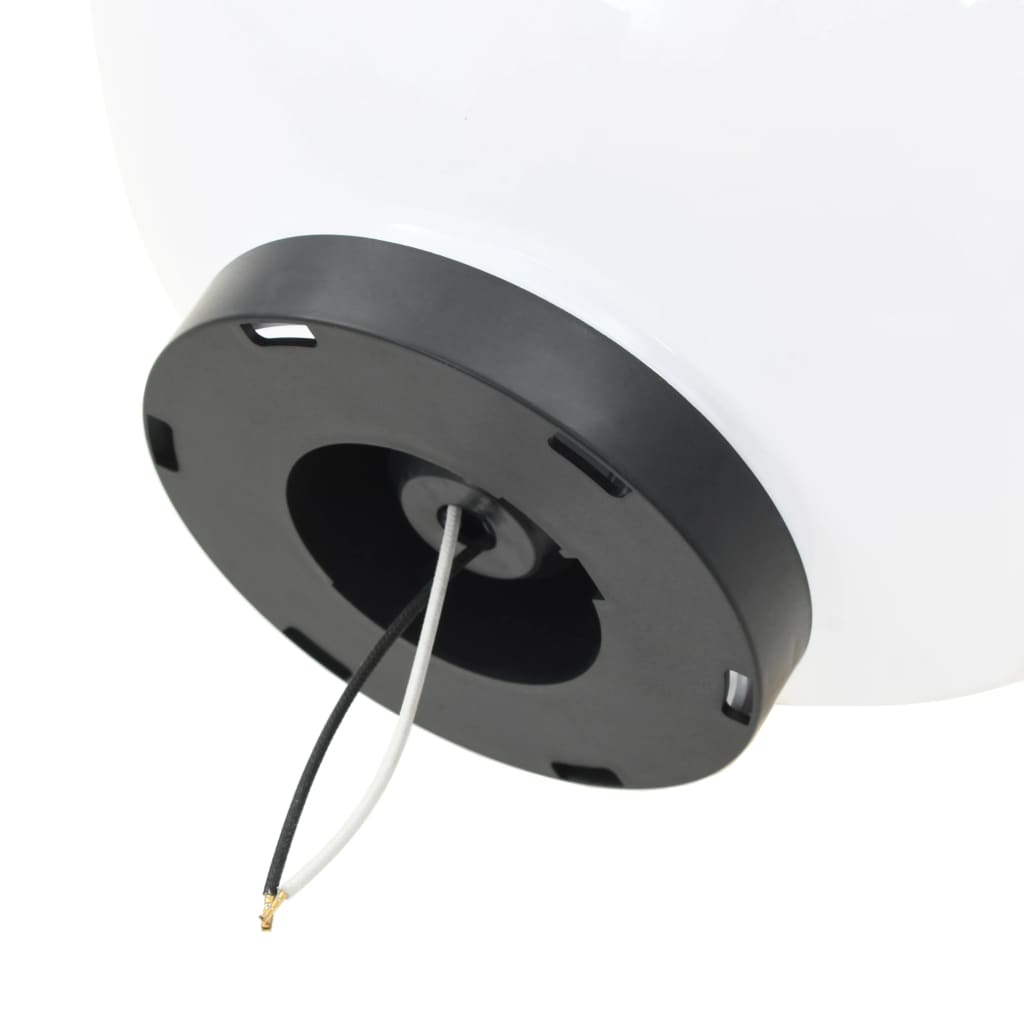 Set Lampade A Led Sferiche 6 Pz 20/30/40 Cm In Pmma