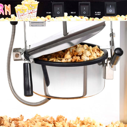 Macchina Per Popcorn Con Pentola In Teflon 1400 W
