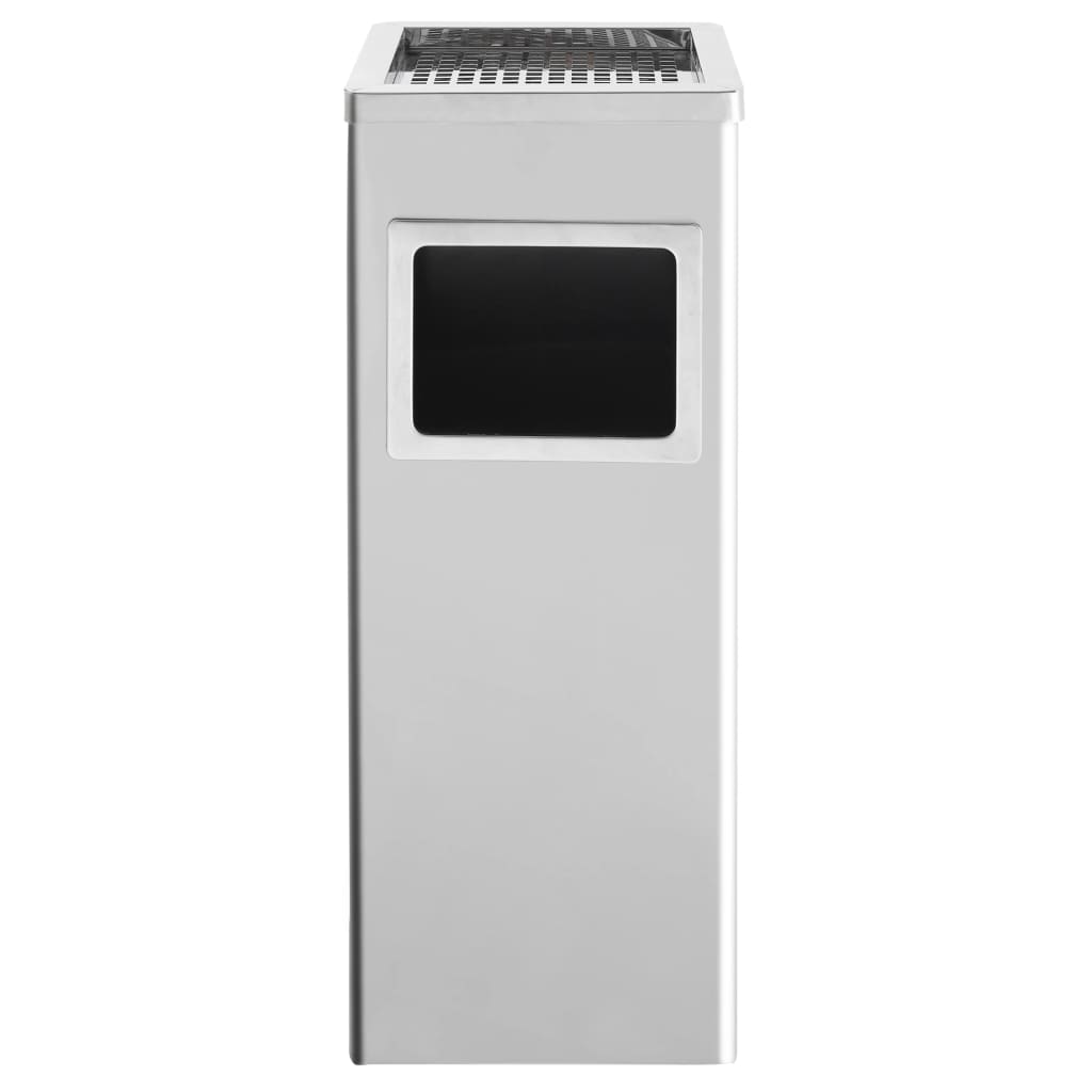 Pattumiera Con Posacenere Da Albergo Acciaio Inox