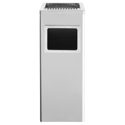 Pattumiera Con Posacenere Da Albergo Acciaio Inox