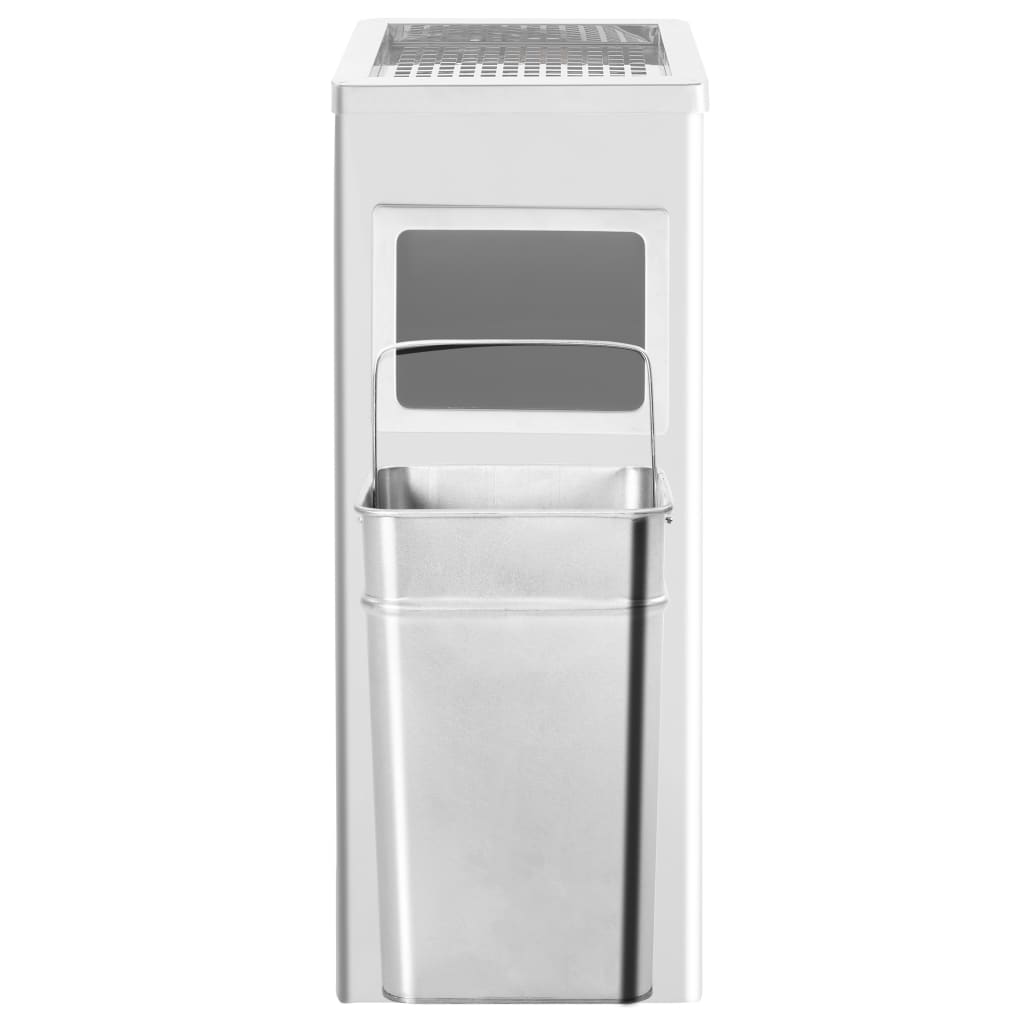 Pattumiera Con Posacenere Da Albergo Acciaio Inox