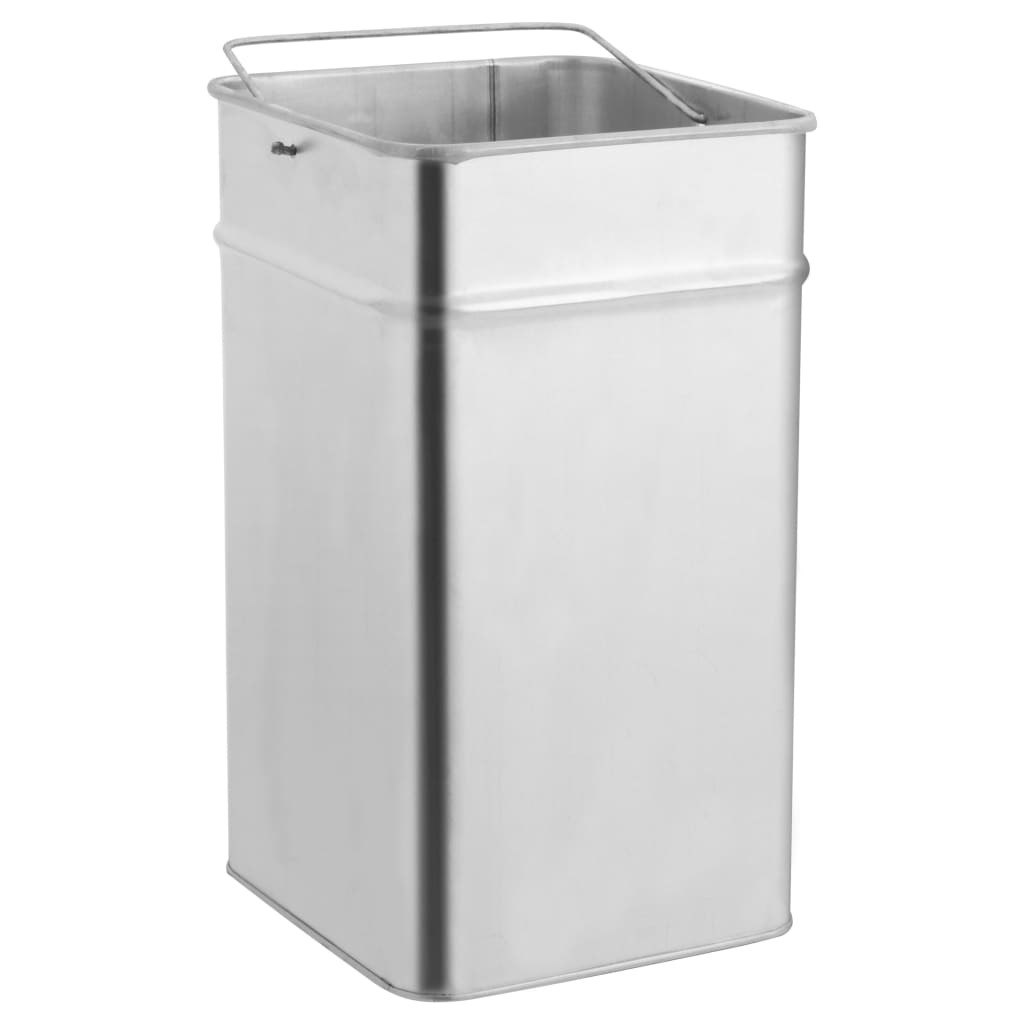 Pattumiera Con Posacenere Da Albergo Acciaio Inox