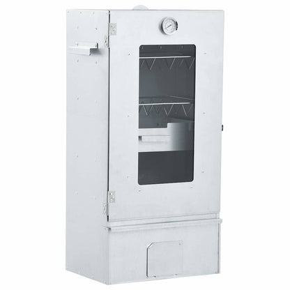 Forno Affumicatore Bbq Con Tavolino In Acciaio Zincato