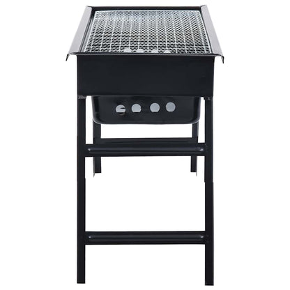 Griglia Barbecue Da Campeggio Portatile In Acciaio 60X22,5X33Cm