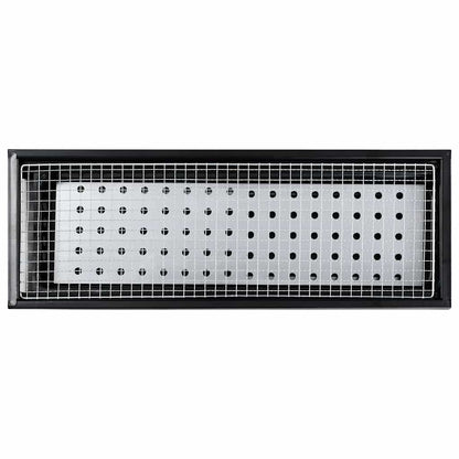 Griglia Barbecue Da Campeggio Portatile In Acciaio 60X22,5X33Cm