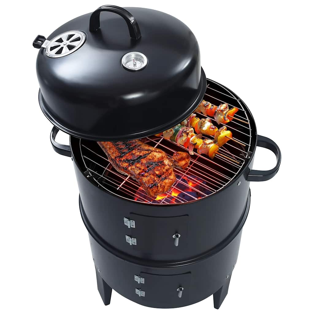 Griglia Barbecue A Carbone 3-In-1 40X80 Cm